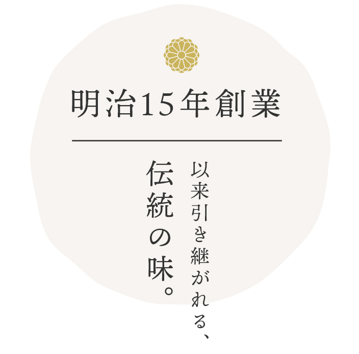 明治15年創業